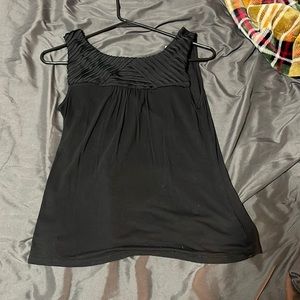 black dressy tank top